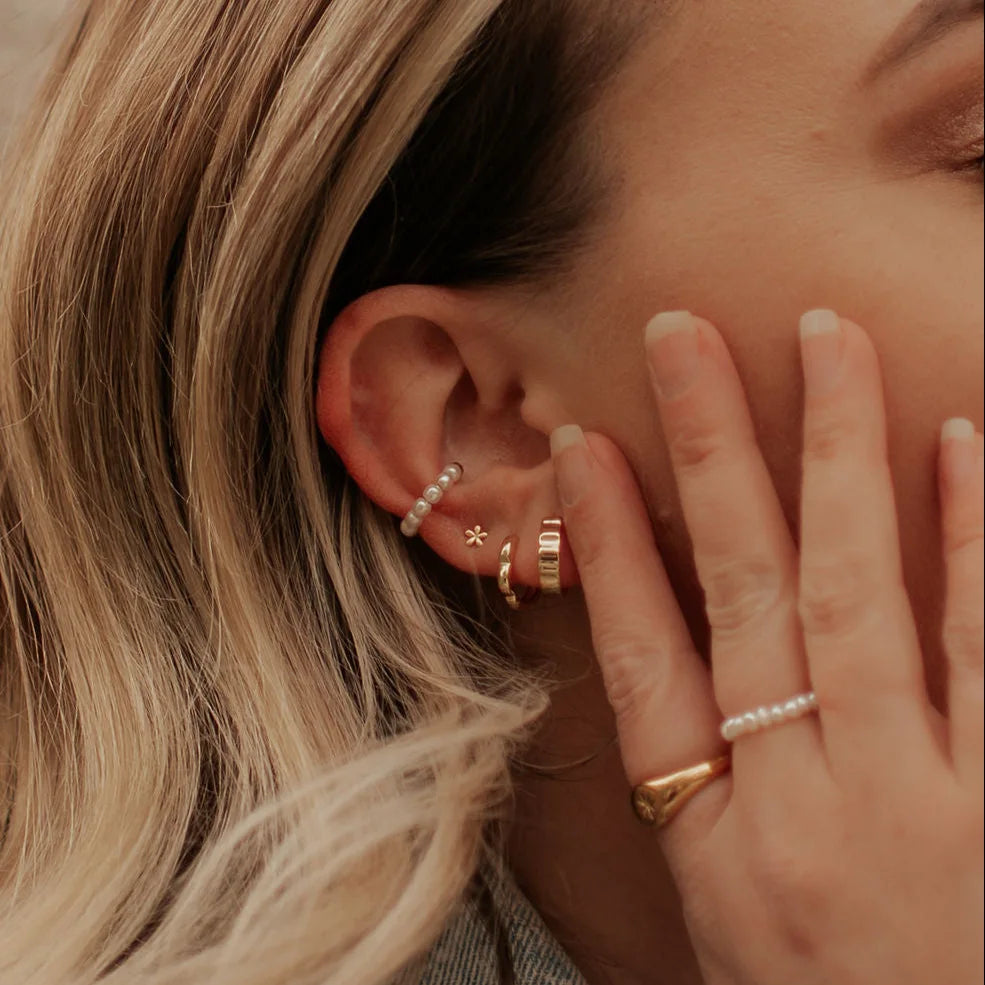 Lola Floral Hoops-AURA REGALIA 