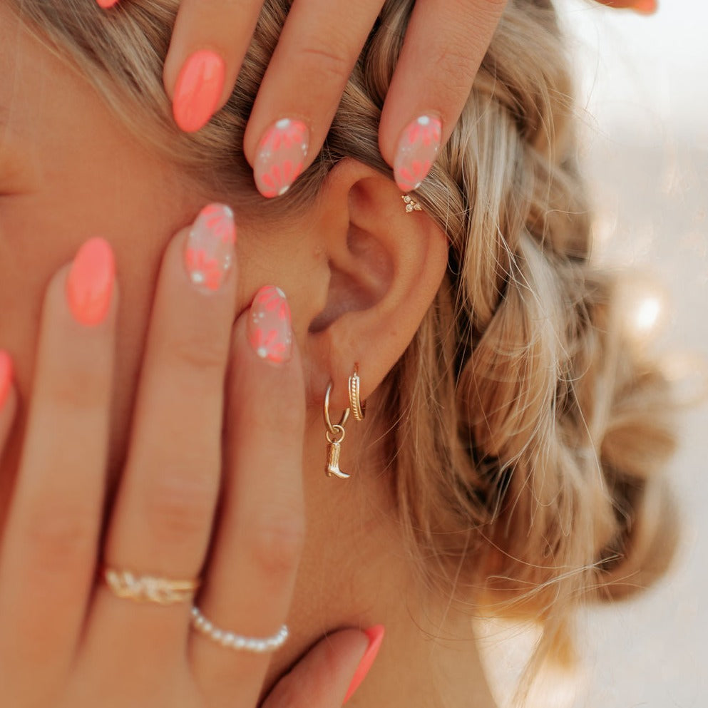 Jolene Braided Rope Hoops-AURA REGALIA 