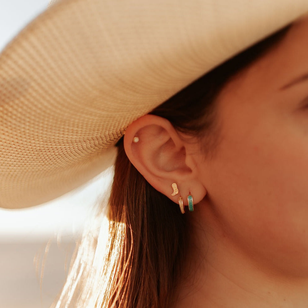 Jolene Braided Rope Hoops-AURA REGALIA 
