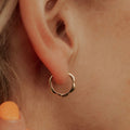 Lola Floral Hoops-AURA REGALIA 