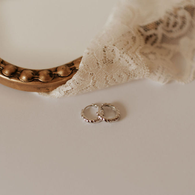 Brooklyn Twist Hoops-AURA REGALIA 