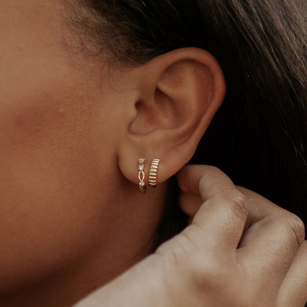 Isla Lace Hoops-AURA REGALIA 