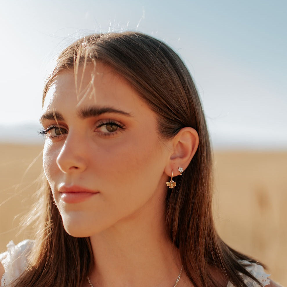 Honey Bee Hoops-AURA REGALIA 