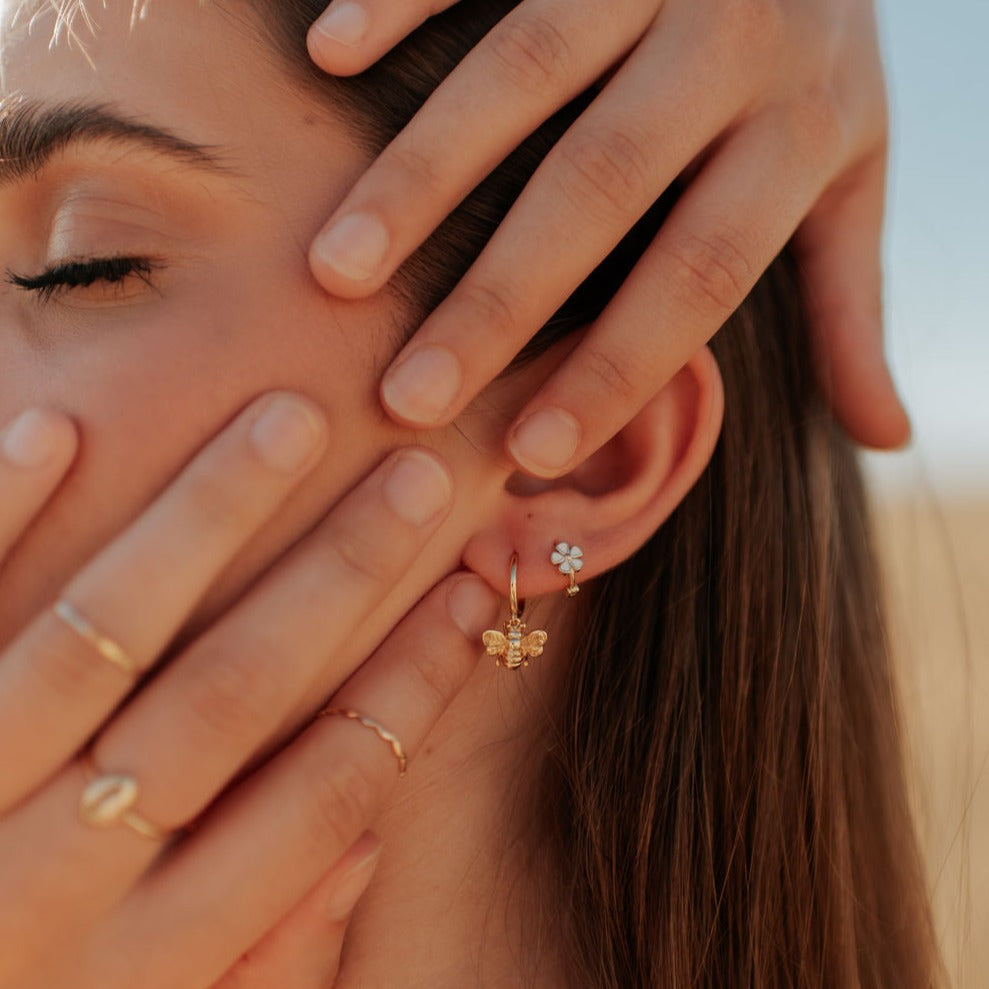 Honey Bee Hoops-AURA REGALIA 