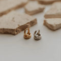 Rue Brushed Hoops-AURA REGALIA 