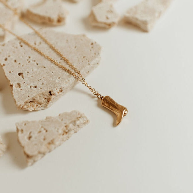 Dolly Boot Necklace-AURA REGALIA 