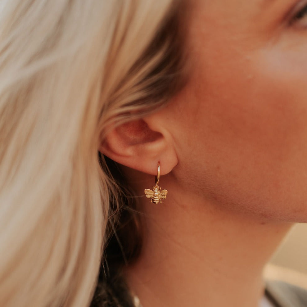 Honey Bee Hoops-AURA REGALIA 