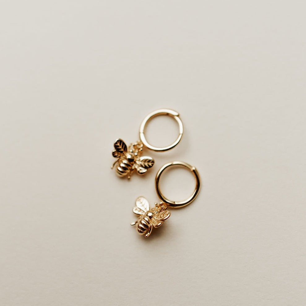 Honey Bee Hoops-AURA REGALIA 
