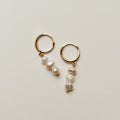 Catalina Pearl Earrings-AURA REGALIA 