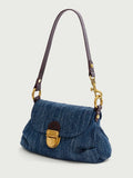 Underarm Handbag Denim Shoulder Bag