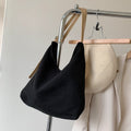 Casual Tote Bag Women's New Corduroy Large Capacity Shoulder Commuter Bag Fashion Portable Underarm Dumpling Bag-AURA REGALIA 