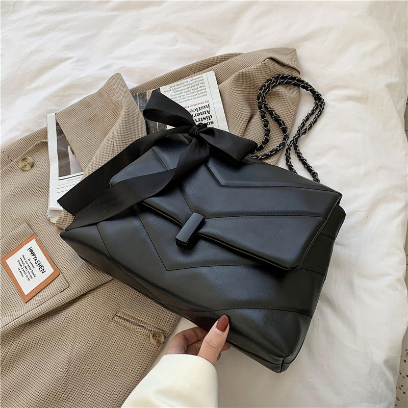 Bag Women's New Trendy Large Capacity One-Shoulder Messenger Bag Bags Fashion Tote Bag-AURA REGALIA 