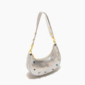 Half Moon Women Hobo Shoulder Purses  Luxury Brand Leather Tote Handbag Vintage Sling Crossbody Bag