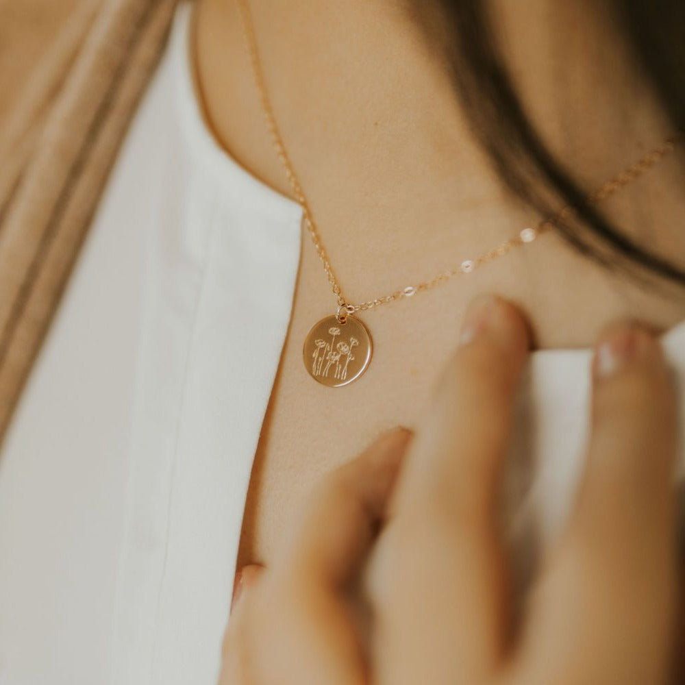 Poppy Necklace-AURA REGALIA 