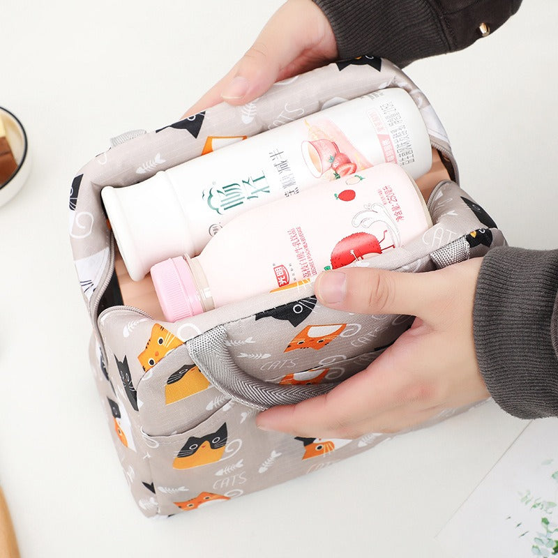 Lunch Box Bag Portable Portable Thermal Insulation Bag Lunch Bag Thickened Aluminum Foil Lunch Box Thermal Insulation Bag-AURA REGALIA 