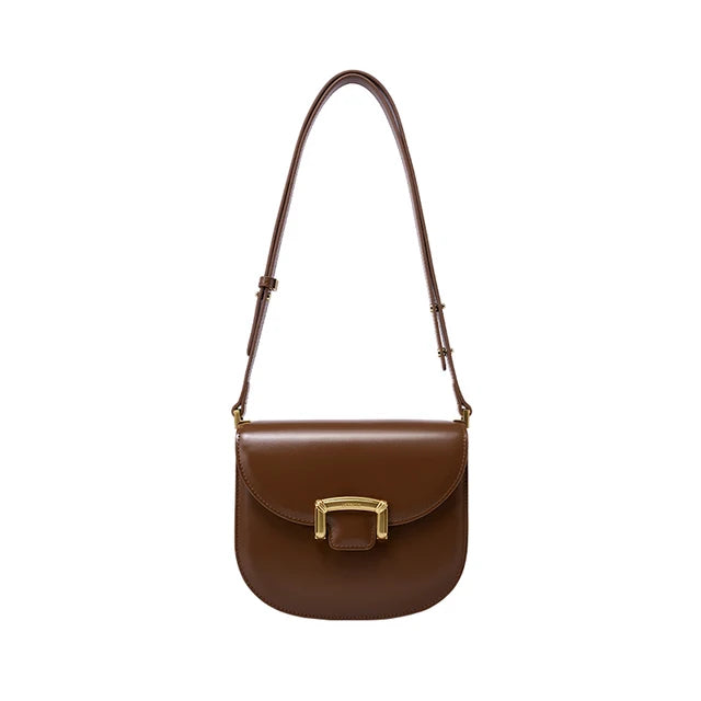 Original Women Bag  New Trendy High-end Wedding Bag Shoulder Bag Commuting Handbag Retro Style Saddle Bag-AURA REGALIA 