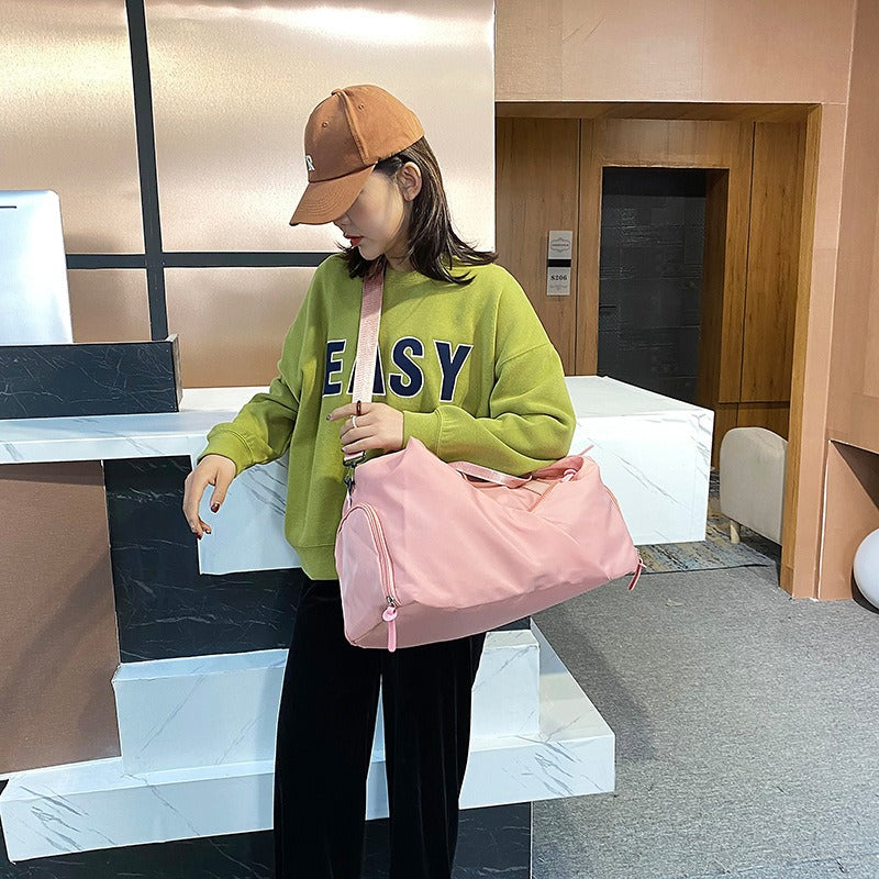New High Capacity Travel Bag with Wet and Dry Separation Fitness Bag Swimming Bag One Shoulder Diagonal Straddle Bag-AURA REGALIA 