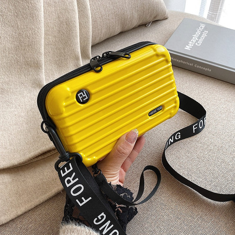 PC hard shell toiletry bag 7-inch shoulder crossbody bag hand storage bag suitcase small bag-AURA REGALIA 