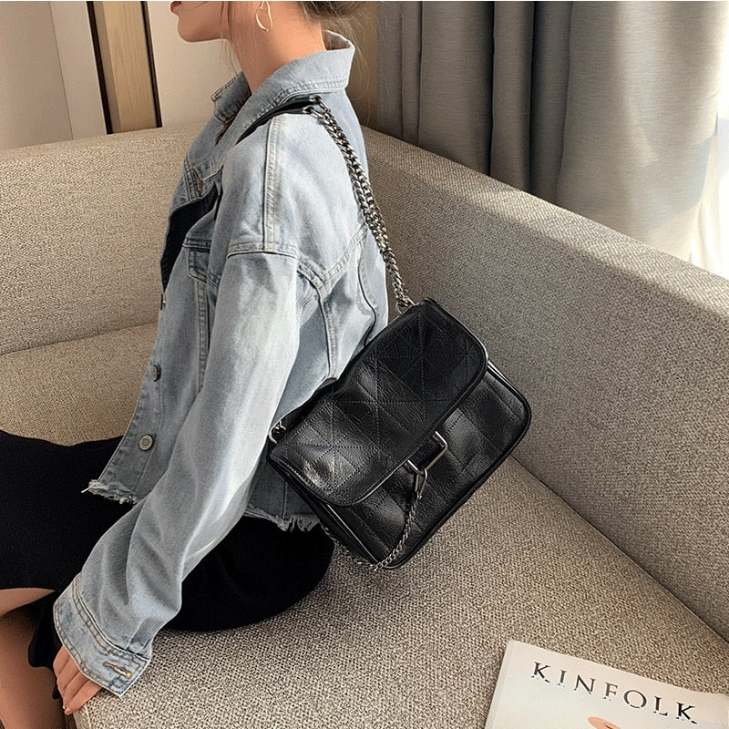 Luxury Handbags Women Bags Designer Vintage Shoulder Bag New Chain Messenger Bags Soft Flap Shoulder Crossbody Pack Women Purse