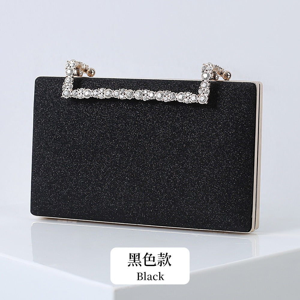 Party Dinner Bag Diamond Bride Bag Dress Handbag Women's Chain Bag Shoulder Bag-AURA REGALIA 