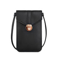 Women's crossbody bag Pu leather touch screen mobile wallet female retro student buckle shoulder bag purses and handbags torebka-AURA REGALIA 