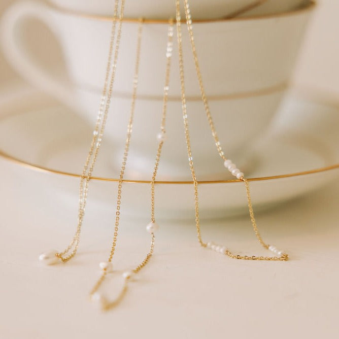 Laguna Pearl Necklace-AURA REGALIA 