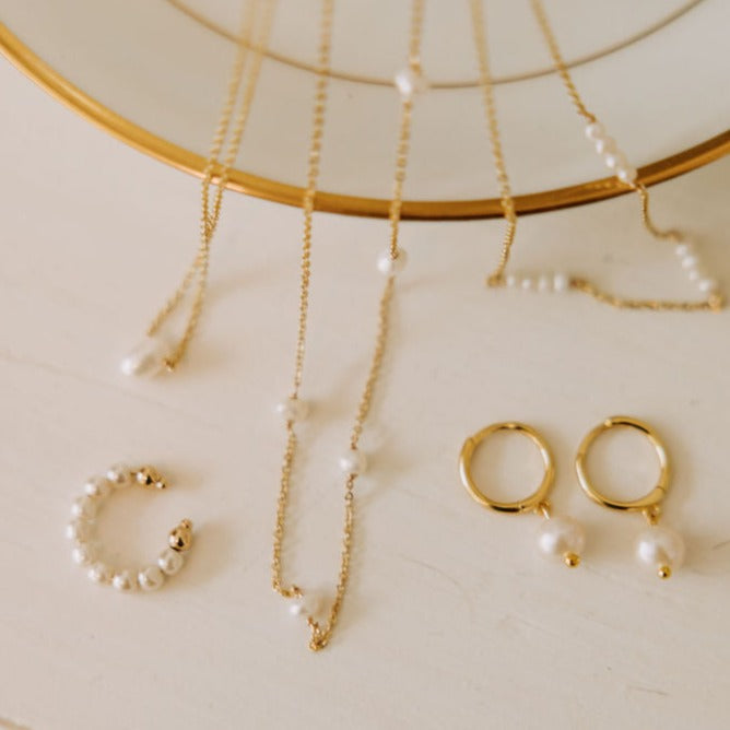 Malibu Pearl Necklace-AURA REGALIA 