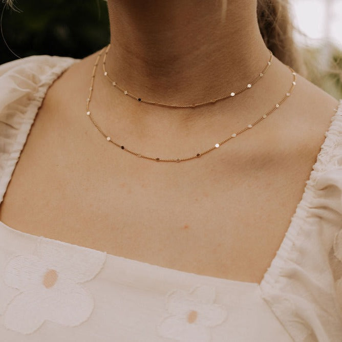Nora Gold Filled Necklace-AURA REGALIA 