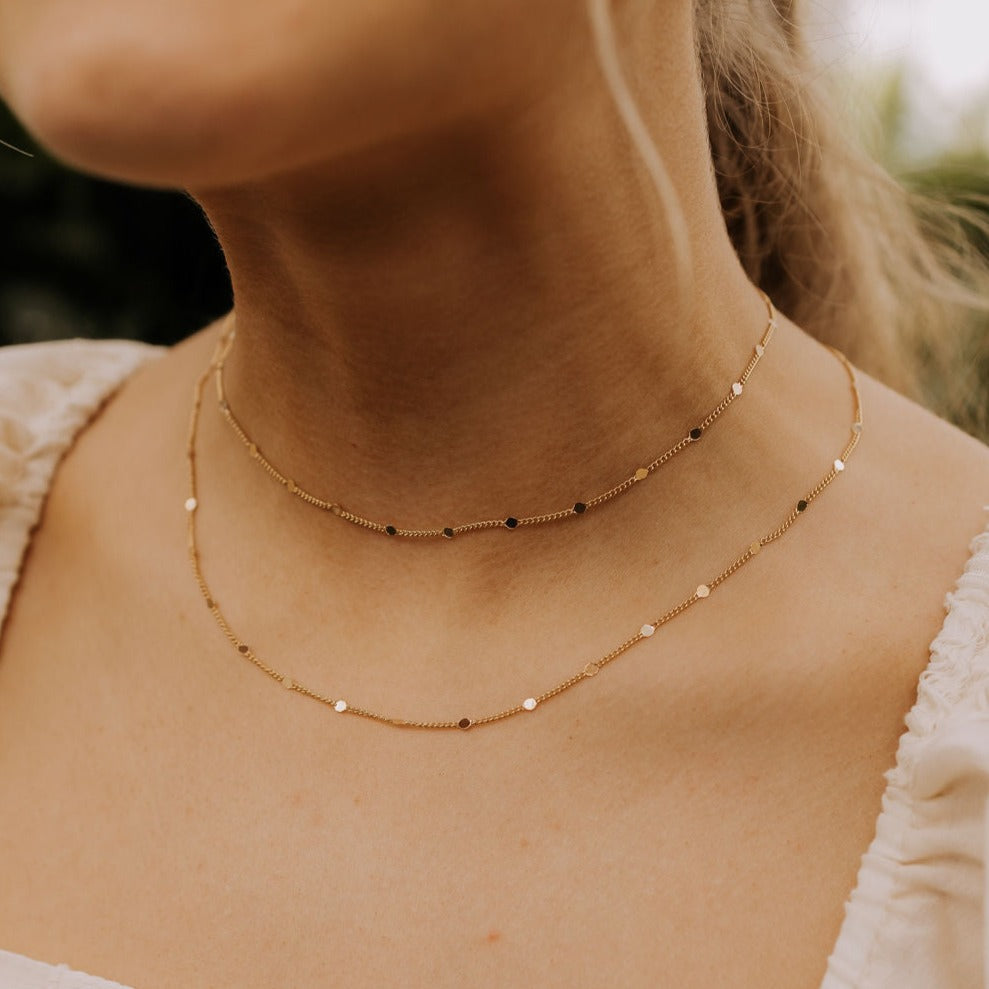 Nora Gold Filled Necklace-AURA REGALIA 