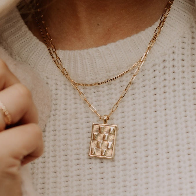Hannah Gold Filled Mariner Necklace-AURA REGALIA 