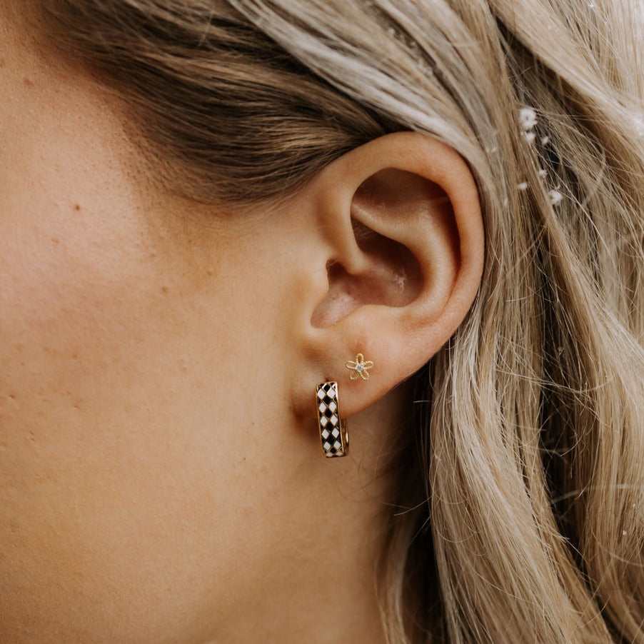 Times Square Reversible Hoops-AURA REGALIA 