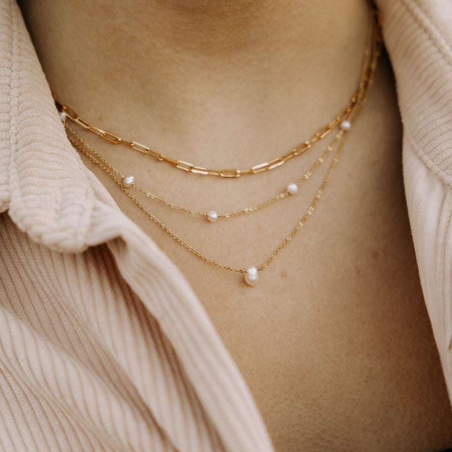 Melbourne Pearl Necklace-AURA REGALIA 