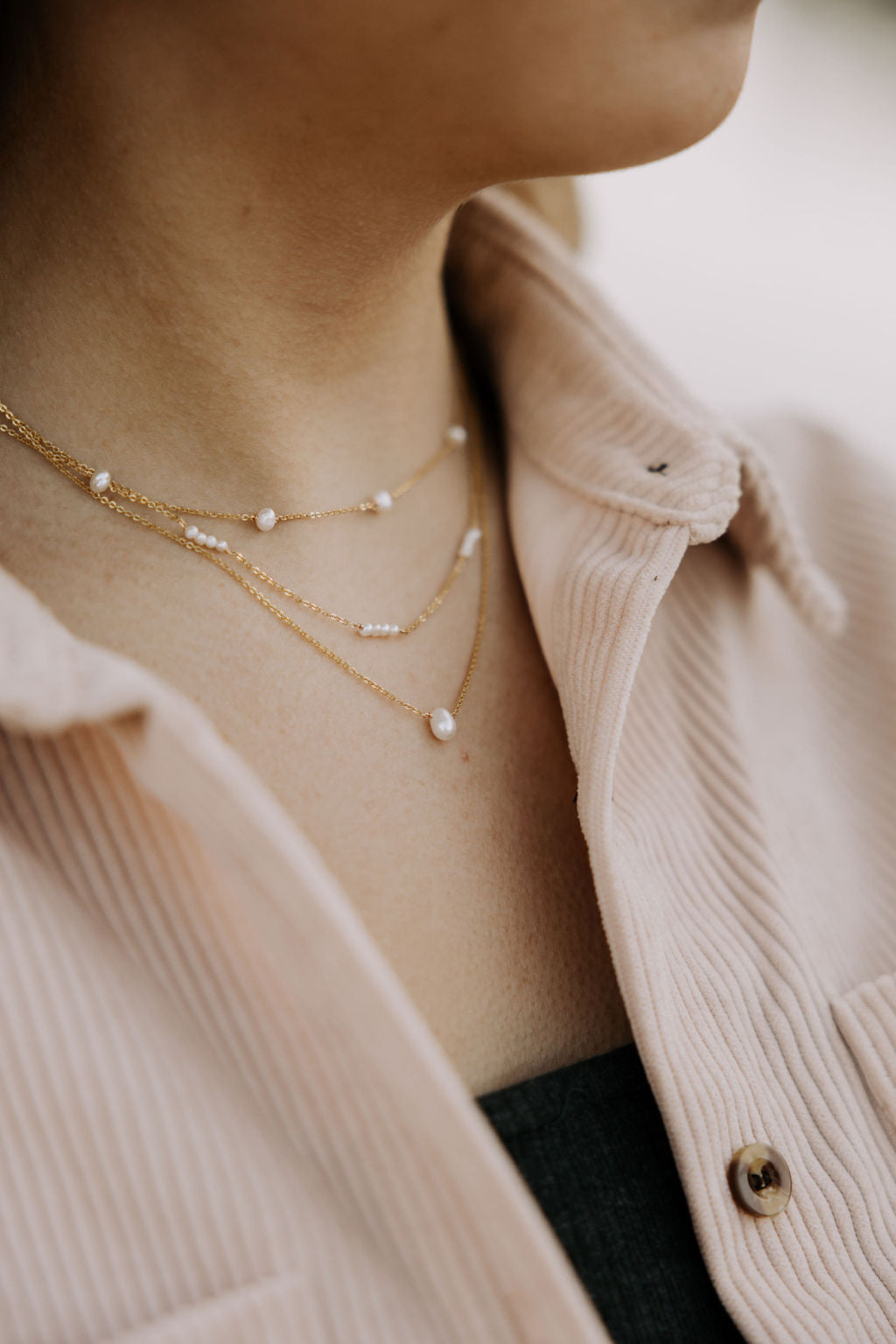Melbourne Pearl Necklace-AURA REGALIA 