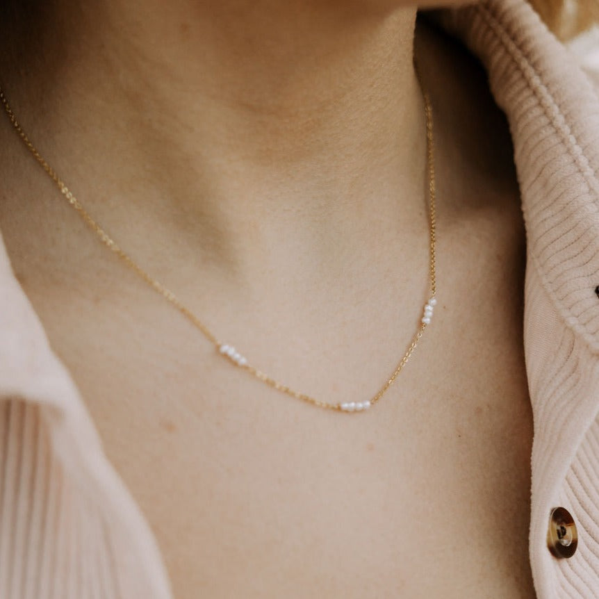Laguna Pearl Necklace-AURA REGALIA 
