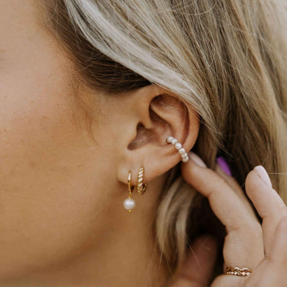 Brooklyn Twist Hoops-AURA REGALIA 