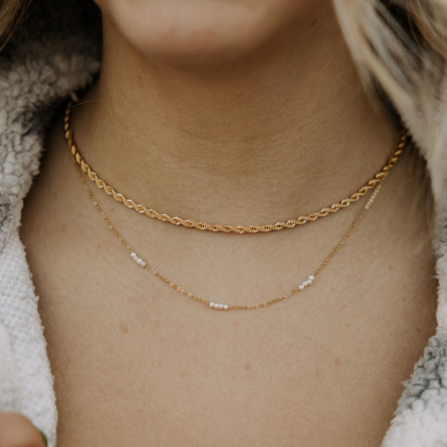Laguna Pearl Necklace-AURA REGALIA 