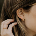 Brooklyn Twist Hoops-AURA REGALIA 