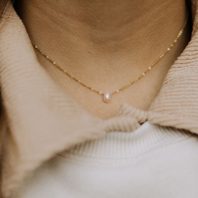 Melbourne Pearl Necklace-AURA REGALIA 
