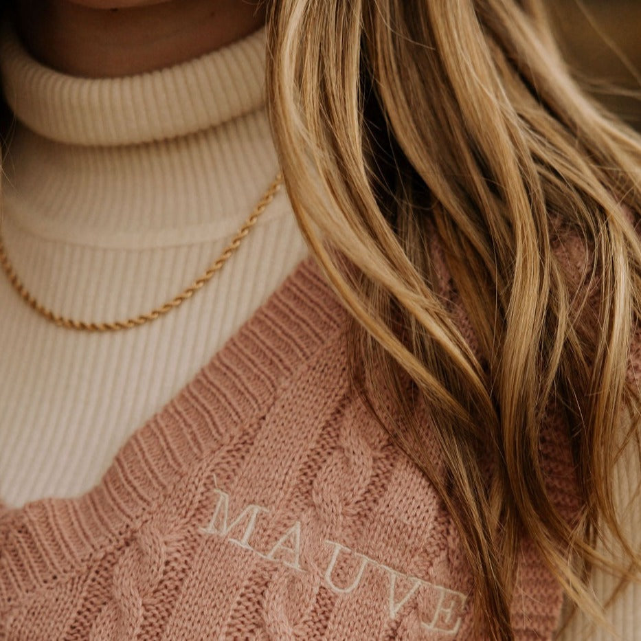 Naomi Gold Filled Rope Necklace-AURA REGALIA 