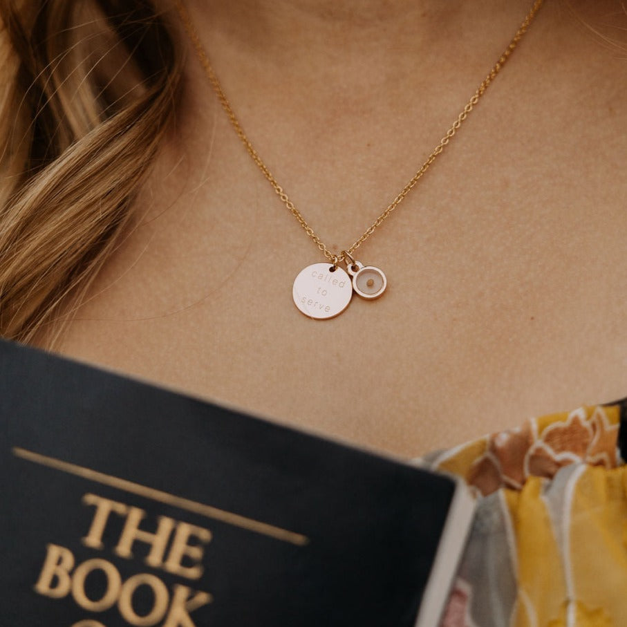 Called to Serve Necklace-AURA REGALIA 