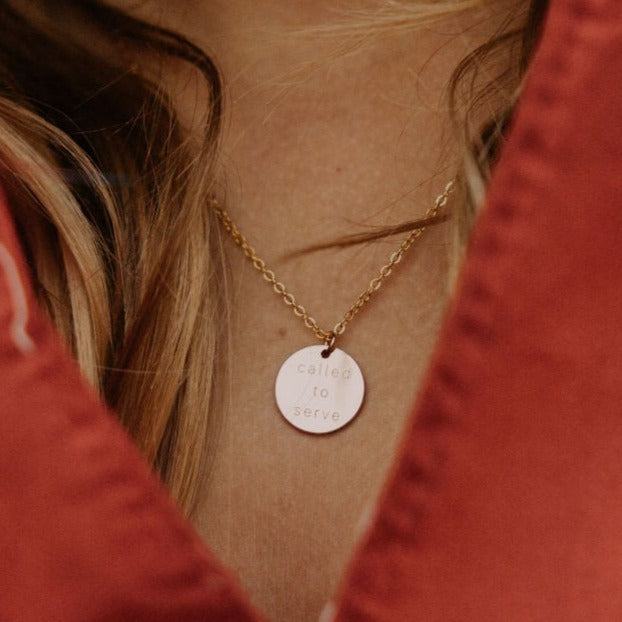 Called to Serve Necklace-AURA REGALIA 