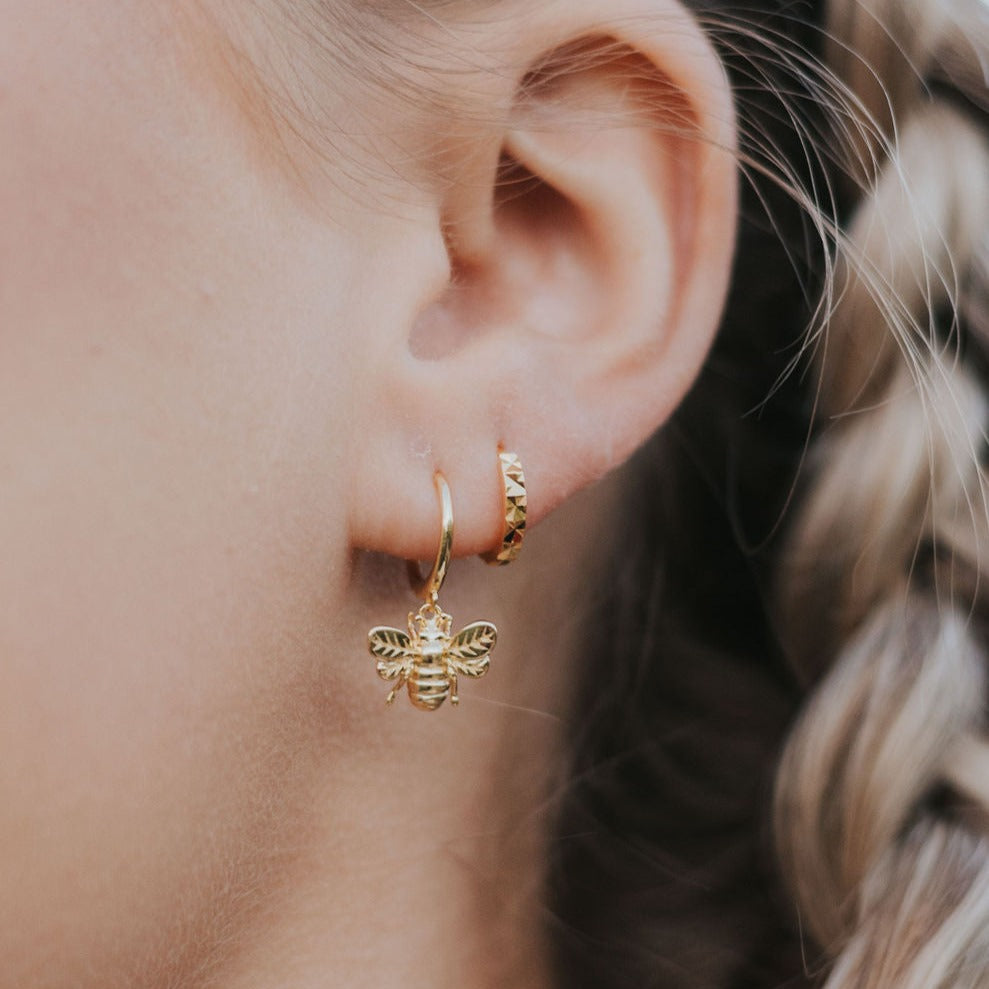 Honey Bee Hoops-AURA REGALIA 