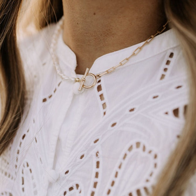 Gold Coast Necklace-AURA REGALIA 
