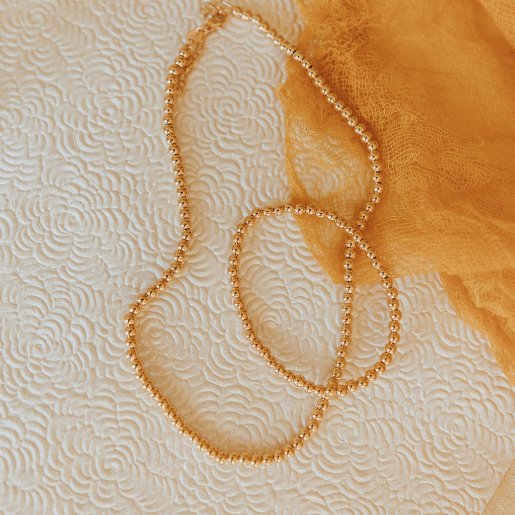 Staci Gold Filled Bead Bracelet-AURA REGALIA 