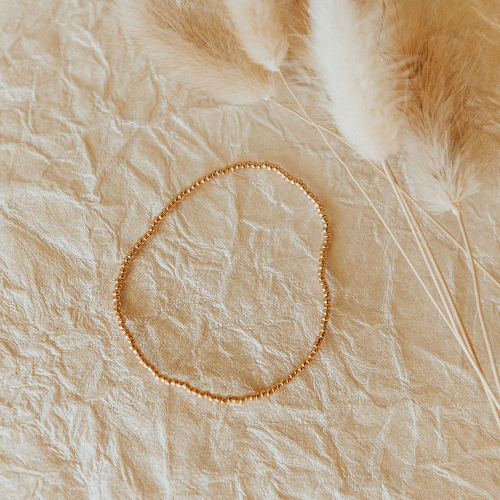 Staci Gold Filled Bead Bracelet-AURA REGALIA 