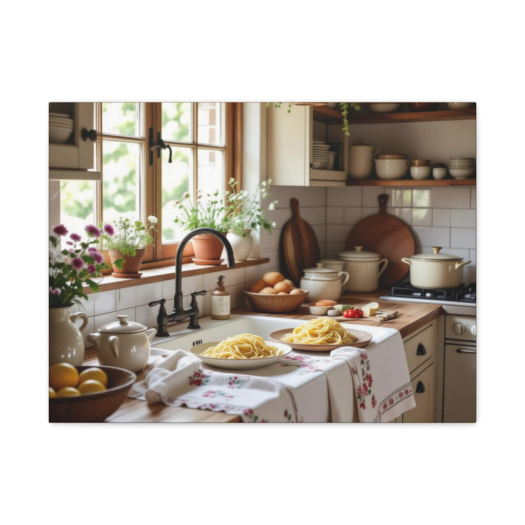 Copy of Cozy Country Kitchen Still Life Canvas
