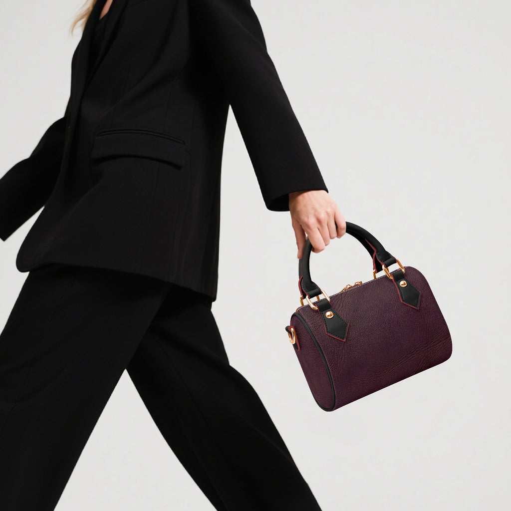 Dark Brown Chic Crossbody Bag | Aura Regalia-AURA REGALIA 