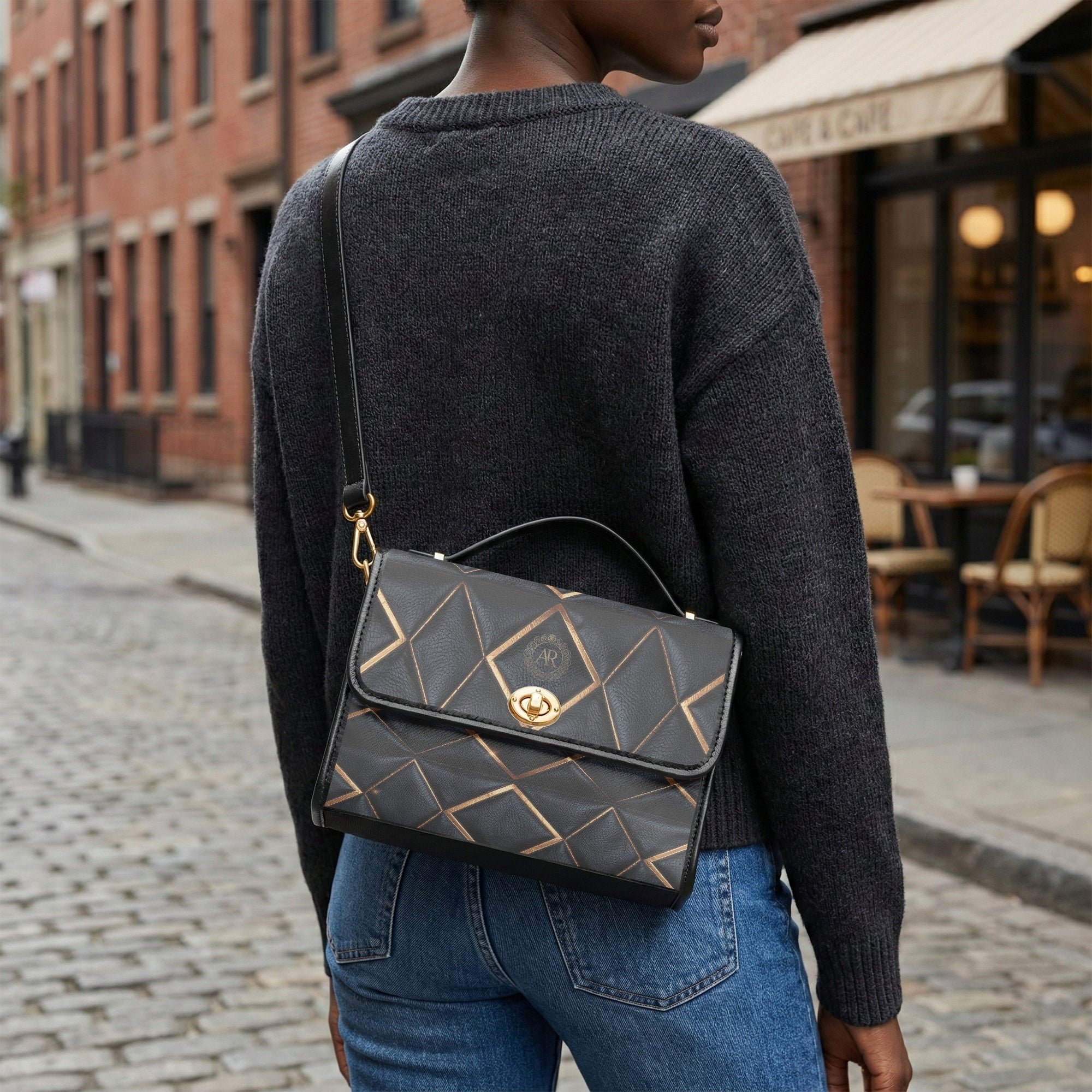 Deco Heritage Crossbody – Art Deco Capsule | Aura Regalia-AURA REGALIA 