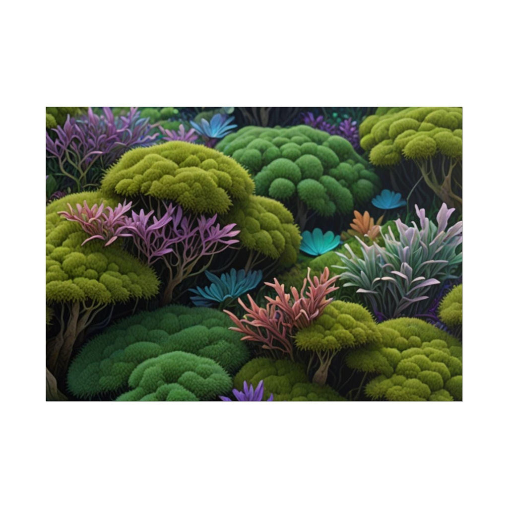 Botanical Garden Rolled Poster, Fine Art Print