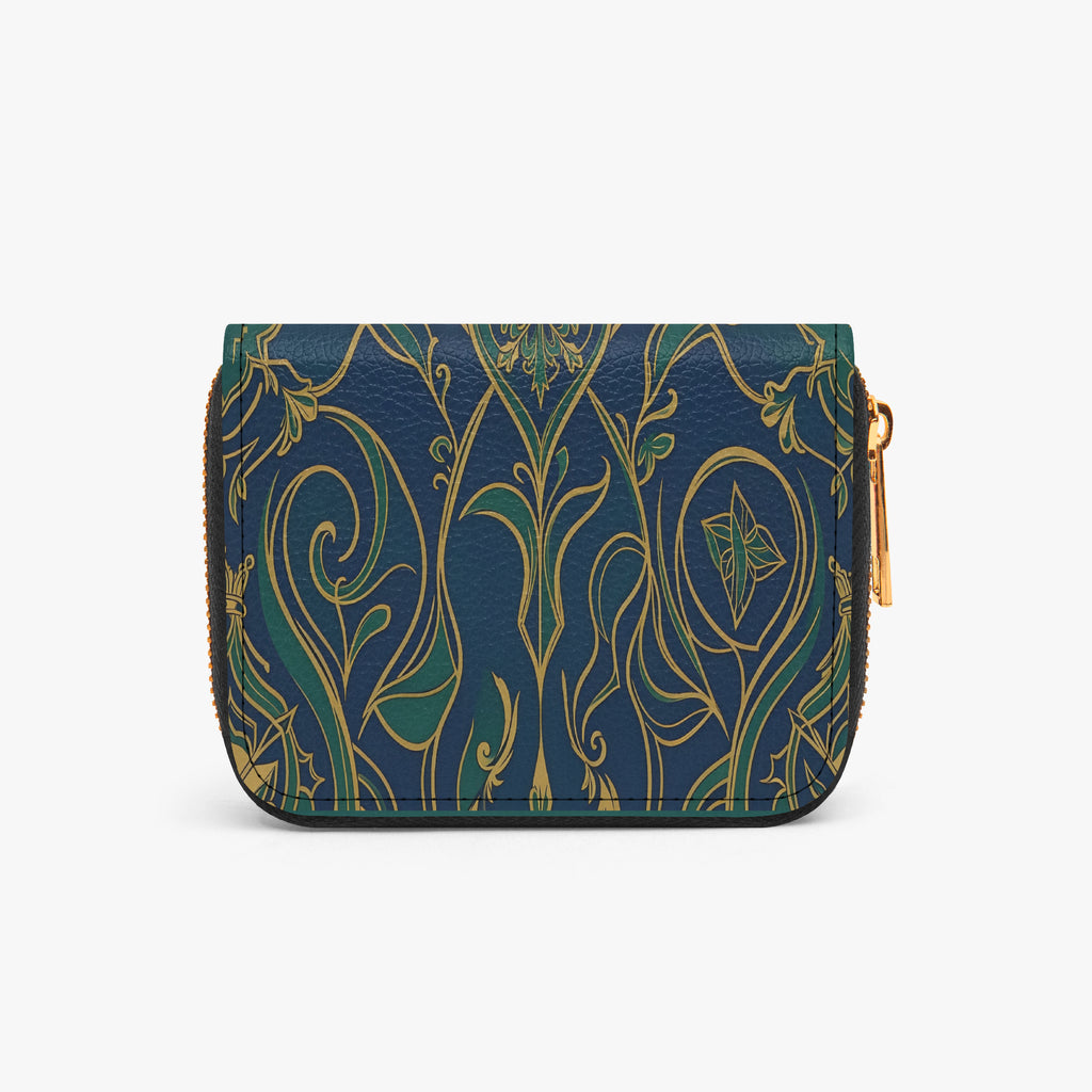 Queen Victoria in the Woods Bifold Zipper Wallet | Aura Regalia-AURA REGALIA 